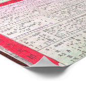 ヴィンテージ日本地図(1880) ポスター (角)