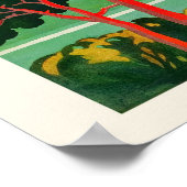 ヴィンテージ日本山フジトラベル ポスター (角)