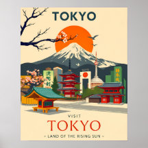 ヴィンテージ日本山富士塔