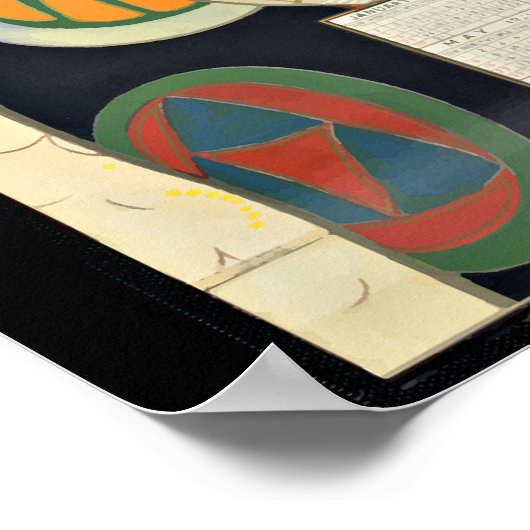 ヴィンテージ日本旅行ポスター ポスター (角)