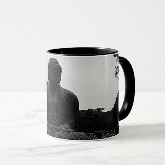 ヴィンテージ日本素晴らし鎌倉仏観光客HP La マグカップ (正面右)