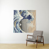 ヴィンテージ日本美術海景観素晴らし波 タペストリー (インサイチュ(横))