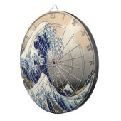 ヴィンテージ日本美術海景観素晴らし波 ダーツボード (正面右)