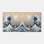 ヴィンテージ日本美術海景観素晴らし波 デスクマット (正面)