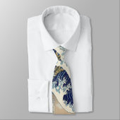 ヴィンテージ日本美術海横波 ネクタイ (タイ)