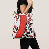 ヴィンテージ日本花房美術 トートバッグ (クローズアップ)