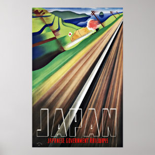 ヴィンテージ日本鉄道 ポスター