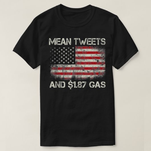 ヴィンテージ旧アメリカ国旗はツイートと1 Tシャツ (デザイン正面)