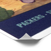 ヴィンテージ旧カリフォルニアの野菜クレートラベル ポスター (角)