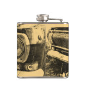 ヴィンテージ旧クラシック車ヘッドライト フラスク (裏面)