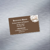 ヴィンテージ旧タイプベーカリーベーキングロゴ名刺 マグネット名刺 (インサイチュ)