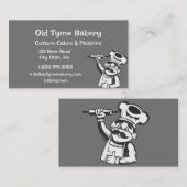 ヴィンテージ旧タイプベーカリーベーキングロゴ 名刺 (正面/裏面)