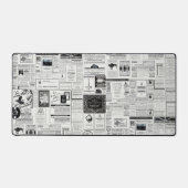 ヴィンテージ旧ドイツ新聞広告1900年代以前 デスクマット (正面)