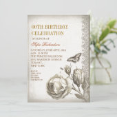 ヴィンテージ旧バースデーパーティ招待状 招待状 (スタンド正面)