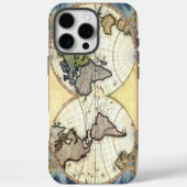 ヴィンテージ旧世界の地図 Case-Mate iPhoneケース (裏面)