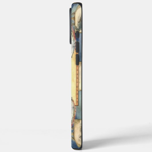 ヴィンテージ旧世界の地図 Case-Mate iPhoneケース (裏面 / 左)