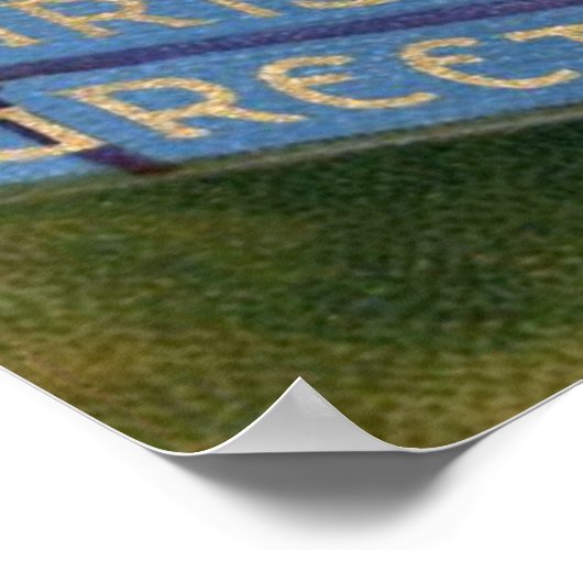 ヴィンテージ旧世界サンタクロースのクリスマスのポスター ポスター (角)