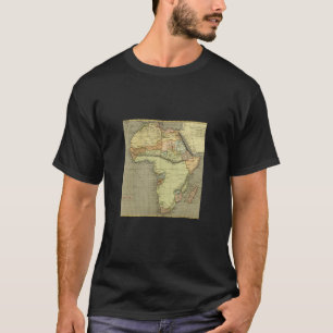 ヴィンテージ旧世界地図アフリカ Tシャツ