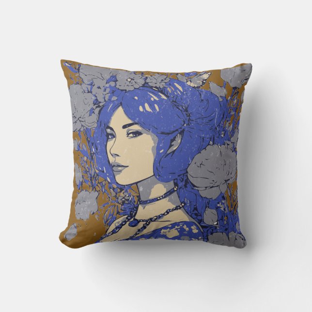 ヴィンテージ旧世界 アウトドアクッション (正面)