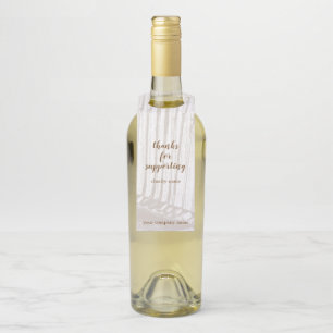 ヴィンテージ旧式なブラウン及び白いゴルフ募金活動 ボトルネックタグ