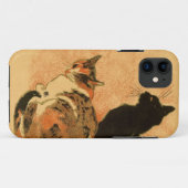 ヴィンテージ旧式な猫のTheophile Steinlen動物 Case-Mate iPhoneケース (裏面(横))