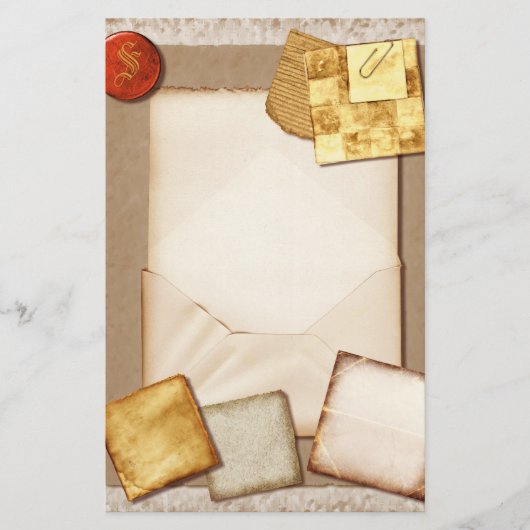 ヴィンテージ旧文房具 便箋 (正面)