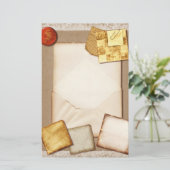 ヴィンテージ旧文房具 便箋 (スタンド正面)