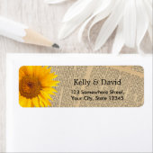 ヴィンテージ旧新聞カントリーサンフラワー結婚ズ ラベル (インサイチュ)