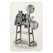 ヴィンテージ旧映画カメラ撮影機器 マグネット (縦)