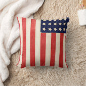 ヴィンテージ旧米国国旗 クッション (ブランケット)