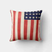 ヴィンテージ旧米国国旗 クッション (裏面)
