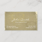 ヴィンテージ旧紙眼科医の名刺 名刺 (正面)