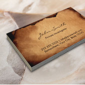 ヴィンテージ旧紙調査員 名刺