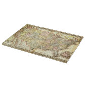 ヴィンテージ旧統一された州米国総合地図 カッティングボード (角)