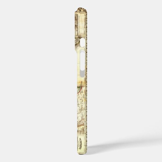 ヴィンテージ旧統一された州米国総合地図 Case-Mate iPhoneケース (裏面 / 左)