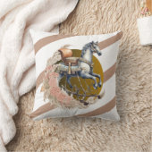 ヴィンテージ旧西ロッキングホース赤ちゃんシャワー クッション (ブランケット)