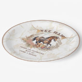 ヴィンテージ旧西ロッキングホース赤ちゃんシャワー ペーパープレート (アングル)