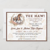 ヴィンテージ旧西ロッキングホース赤ちゃんシャワー 招待状 (正面)