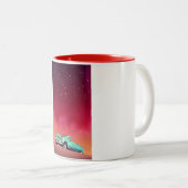 ヴィンテージ旧車 ツートーンマグカップ (正面右)