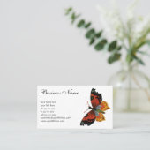 ヴィンテージ昆虫や昆虫、美しい蝶 名刺 (スタンド正面)