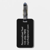 ヴィンテージ昆虫学親水虫捕食虫 ラゲッジタグ (裏面縦)