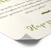 ヴィンテージ昆虫赤ちゃんシャワーおしゃぶり狩り ポスター (角)