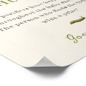 ヴィンテージ昆虫赤ちゃんシャワーおしゃぶり狩り ポスター (角)