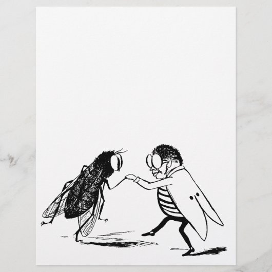 ヴィンテージ昆虫踊り；ブルーボトルフライ (正面)