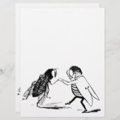 ヴィンテージ昆虫踊り；ブルーボトルフライ (正面/裏面)