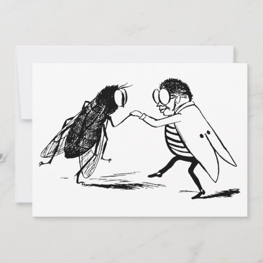 ヴィンテージ昆虫踊り;ブルーボトルフライ (正面)