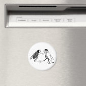 ヴィンテージ昆虫踊り;ブルーボトルフライ マグネット (インサイチュ (食洗機))