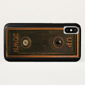 ヴィンテージ昇降機ボタンプレート Case-Mate iPhoneケース (裏面(横))