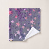 ヴィンテージ星オンブルー バスタオルセット (ウォッシュタオル)