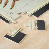 ヴィンテージ星占いカニ星座〔占星術の〕十二宮図 ジグソーパズル (側面)